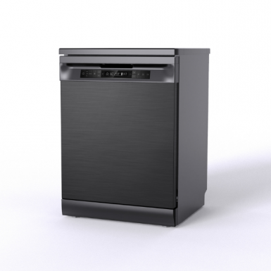 Midea 15 Place Setting 3-Layers Dishwasher Black JHDW151FSBK