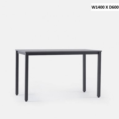 ETHAN 1400 Desk - Black & grey