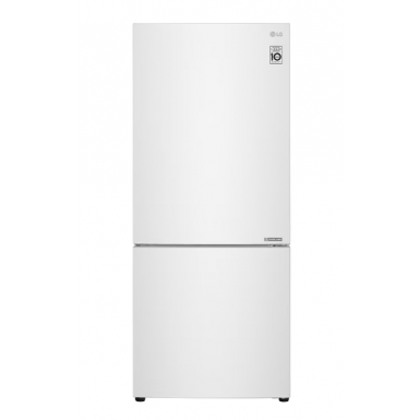 LG 420L Bottom Mount Fridge with Door Cooling in White Finish