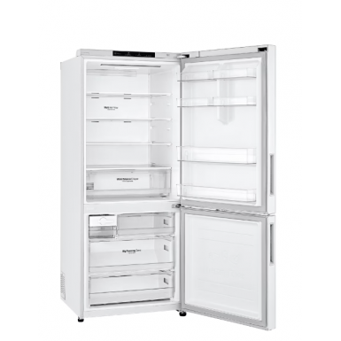 LG 420L Bottom Mount Fridge with Door Cooling in White Finish