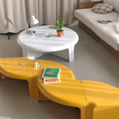 KAPULER Modular Table - Yellow