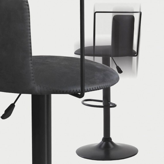 CLAIR Bar Chair - All Black