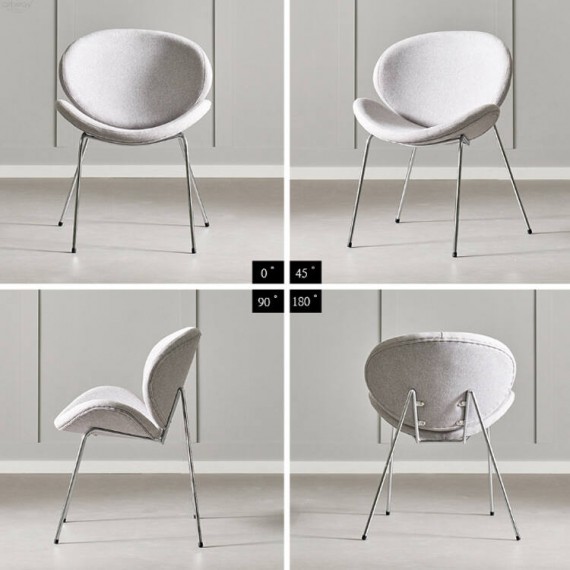 JUDY Chair - Black Plaid Pattern