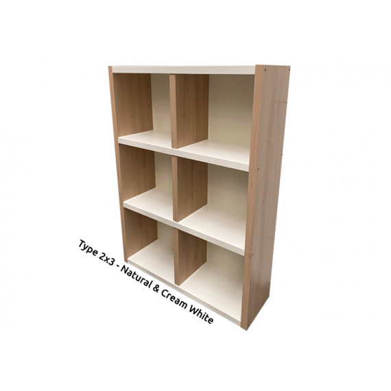Bookcase - Type 2 X 3 - White - Standard
