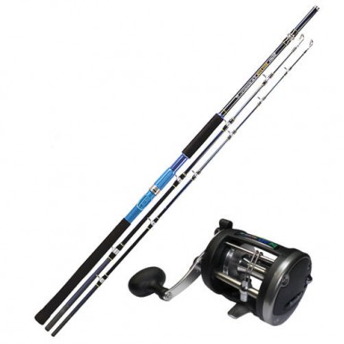 Reel &  Fishing rod Combo BoatStar ll + Traker 15L