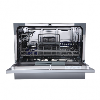 Midea 6 Place Setting Bench Top Dishwasher Stainless Steel JHDW6TT