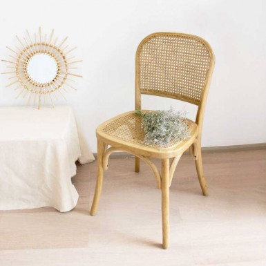 JUNE Rattan Chair - Natural