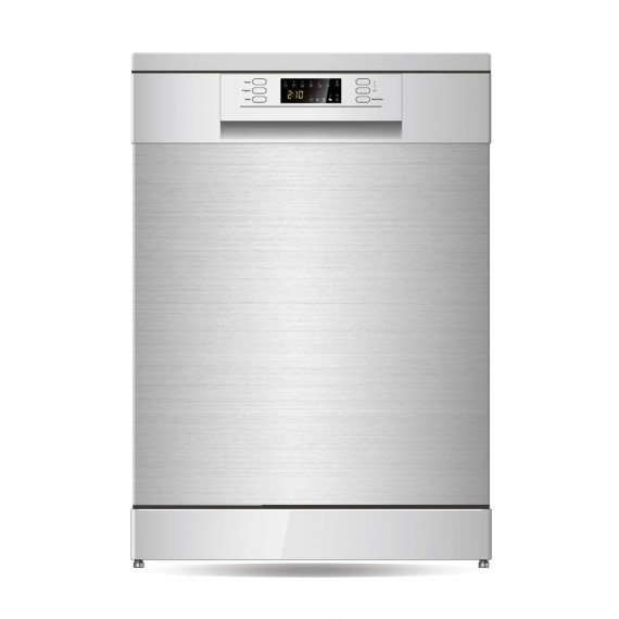 PARMCO 600mm Freestanding Dishwasher, LED Display, Stainless Steel