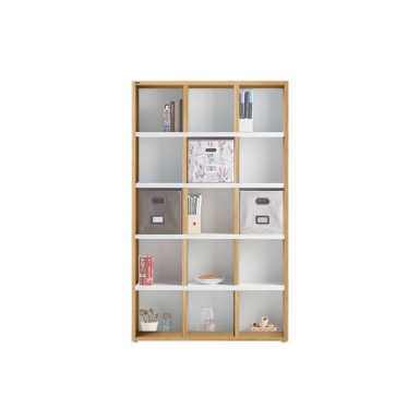 Bookcase - Type C - Natural and White - Standard