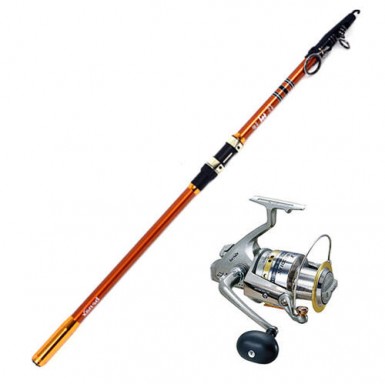 Reel & Fishing rod Combo SuperCaster + SI 3000DX