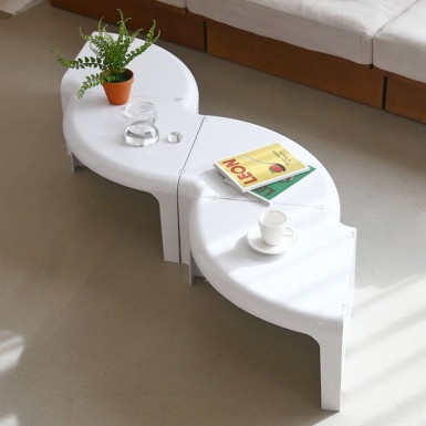 KAPULER Modular Table - White